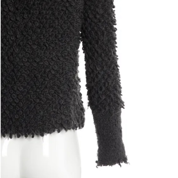 IRO Caty Crepe and Wool Blend Black Jacket 38 - Picture 4 of 10